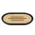 Set de accesorii rotunde pentru baie din plastic cu elemente bambus, 6 piese, negru Household NewTrend