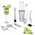 Set Cocktail Shaker Kit pentru barmani 750ml, KI10, suport bambus, 12 piese Household NewTrend