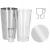 Set Cocktail Shaker Kit pentru barmani 400/700 ml, KI9, 11 piese Household NewTrend