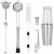 Set Cocktail Shaker Kit pentru barmani 400/700 ml, KI9, 11 piese Household NewTrend