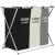 Cos de rufe cu 3 compartimente, cadru aluminiu, 68x40x60cm, 146 litri Household NewTrend