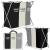 Cos de rufe cu 3 compartimente, cadru aluminiu, 68x40x60cm, 146 litri Household NewTrend