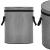 Cos depozitare haine sau jucarii, 40x33cm, bumbac si in, 43 l, gri Household NewTrend