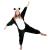 Pijama tip salopeta pentru copii, model panda, marime 125-140cm Household NewTrend
