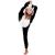 Pijama tip salopeta pentru copii, model panda, marime 125-140cm Household NewTrend