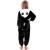 Pijama tip salopeta pentru copii, model panda, marime 125-140cm Household NewTrend