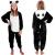 Pijama tip salopeta pentru copii, model panda, marime 125-140cm Household NewTrend