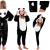 Pijama tip salopeta pentru copii, model panda, marime 125-140cm Household NewTrend