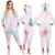 Pijama tip salopeta pentru dama, model unicorn, marime M Household NewTrend