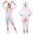 Pijama tip salopeta pentru dama, model unicorn, marime M Household NewTrend