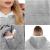 Patura tip hanorac, cu maneci, gluga si buzunare, material plus, marime universala, gri Household NewTrend