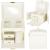 (DL) Cutie depozitare si organizare bijuterii, MDF, piele ecologica, 17,5 x 12 x 13,5 cm., crem Household NewTrend