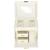 (DL) Cutie depozitare si organizare bijuterii, MDF, piele ecologica, 17,5 x 12 x 13,5 cm., crem Household NewTrend