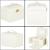 (DL) Cutie depozitare si organizare bijuterii, MDF, piele ecologica, 17,5 x 12 x 13,5 cm., crem Household NewTrend