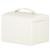(DL) Cutie depozitare si organizare bijuterii, MDF, piele ecologica, 17,5 x 12 x 13,5 cm., crem Household NewTrend