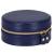 (DL) Cutie depozitare si organizare bijuterii, MDF, piele ecologica, 11 x 5cm, albastru marin Household NewTrend
