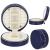 (DL) Cutie depozitare si organizare bijuterii, MDF, piele ecologica, 11 x 5cm, albastru marin Household NewTrend