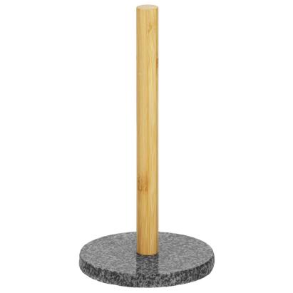 Suport prosoape de bucatarie din bambus cu suport de granit, 29cm Household NewTrend