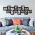Rama foto de perete, colaj de 14 fotografii, 36x118cm, negru Household NewTrend
