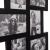 Rama foto de perete, colaj de 14 fotografii, 36x118cm, negru Household NewTrend