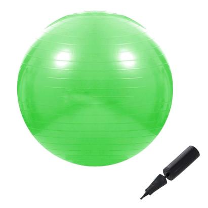 Minge pentru fitness sau yoga 65 cm, pompa inclusa, verde Household NewTrend