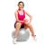 Minge pentru fitness sau yoga 75 cm, pompa inclusa, gri Household NewTrend