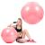 Minge pentru fitness sau yoga 75 cm, pompa inclusa, roz Household NewTrend
