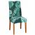 Husa pentru scaun, marime universala, poliester si spandex, verde cu model floral Household NewTrend