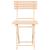 Set masa patrata plianta, cu 2 scaune pliante, gradina sau balcon Solas Household NewTrend