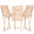 Set masa patrata plianta, cu 2 scaune pliante, gradina sau balcon Solas Household NewTrend