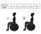 Minge pentru fitness sau yoga 85 cm, pompa inclusa, albastra Household NewTrend