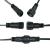 Ghirlanda luminoasa tip perdea Premium 500 LED-uri, 22,5m, 30Wati, interior/exterior, cu flash, alb cald (galben) Household NewTrend
