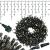 Ghirlanda luminoasa tip perdea Premium 500 LED-uri, 22,5m, 30Wati, interior/exterior, cu flash, alb cald (galben) Household NewTrend