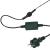 Ghirlanda luminoasa tip perdea Premium 300 LED-uri, 14,5m, 18Wati, interior/exterior, cu flash, alb rece Household NewTrend
