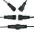 Ghirlanda luminoasa tip perdea Premium 300 LED-uri, 14,5m, 18Wati, interior/exterior, cu flash, alb rece Household NewTrend