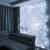 Ghirlanda luminoasa tip perdea 200 LED-uri, 2x2m, pentru interior, alimentare USB, alb Household NewTrend