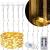 Ghirlanda luminoasa tip perdea 200 LED-uri, 2x2m, pentru interior, alimentare USB, alb cald (galben) Household NewTrend