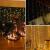 Ghirlanda luminoasa tip perdea 200 LED-uri, 2x2m, pentru interior, alimentare USB, alb cald (galben) Household NewTrend