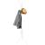 Cuier tip pom metalic Sersimo, 12 agatatoare, 177cm, alb Household NewTrend