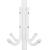 Cuier tip pom metalic Sersimo, 12 agatatoare, 177cm, alb Household NewTrend