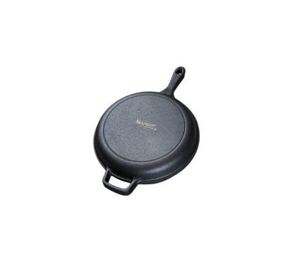 Set 2 în 1 din Fontă pentru Grill și Tigaie cu mâner 27x10cm Handy KitchenServ