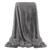 Patura pufoasa si calduroasa pentru 2 persoane, 160x200cm, gri Household NewTrend