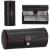 (DL) Cutie depozitare si organizare ceasuri si alte accesorii, MDF, piele ecologica, 20x9cm, negru Household NewTrend