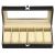 Cutie depozitare si organizare ceasuri, MDF, piele ecologica, 30x11x8cm, negru Household NewTrend