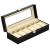 Cutie depozitare si organizare ceasuri, MDF, piele ecologica, 30x11x8cm, negru Household NewTrend