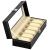 Cutie depozitare si organizare ceasuri, MDF, piele ecologica, 30x11x8cm, negru Household NewTrend