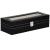 Cutie depozitare si organizare ceasuri, MDF, piele ecologica, 30x11x8cm, negru Household NewTrend