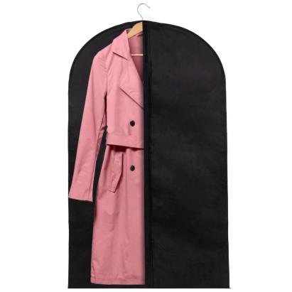 Husa transport haine, pe umeras, impermeabila, negru, 60x90 cm Household NewTrend