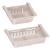 Organizator frigider, model cos extensibil, 16x28.5cm, crem Household NewTrend