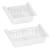 Organizator frigider, model cos extensibil, 16x28.5cm, alb Household NewTrend